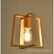 Simple Wooden Frame Chandelier Pendant Lamp For Home Decor